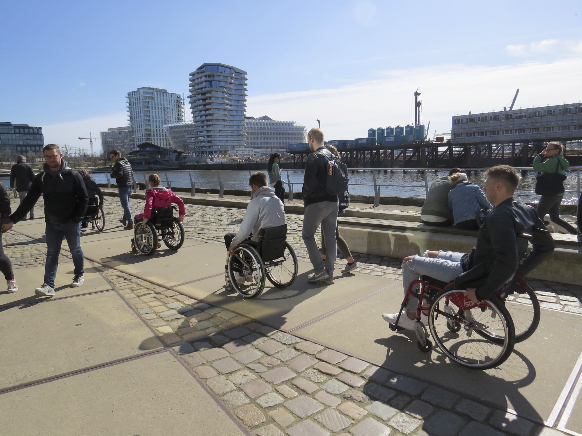 Rollstuhltour Stadtführung Inklusion "Hamburger Hafen"